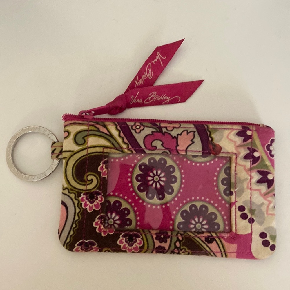 Vera Bradley small lanyard wallet/card holder